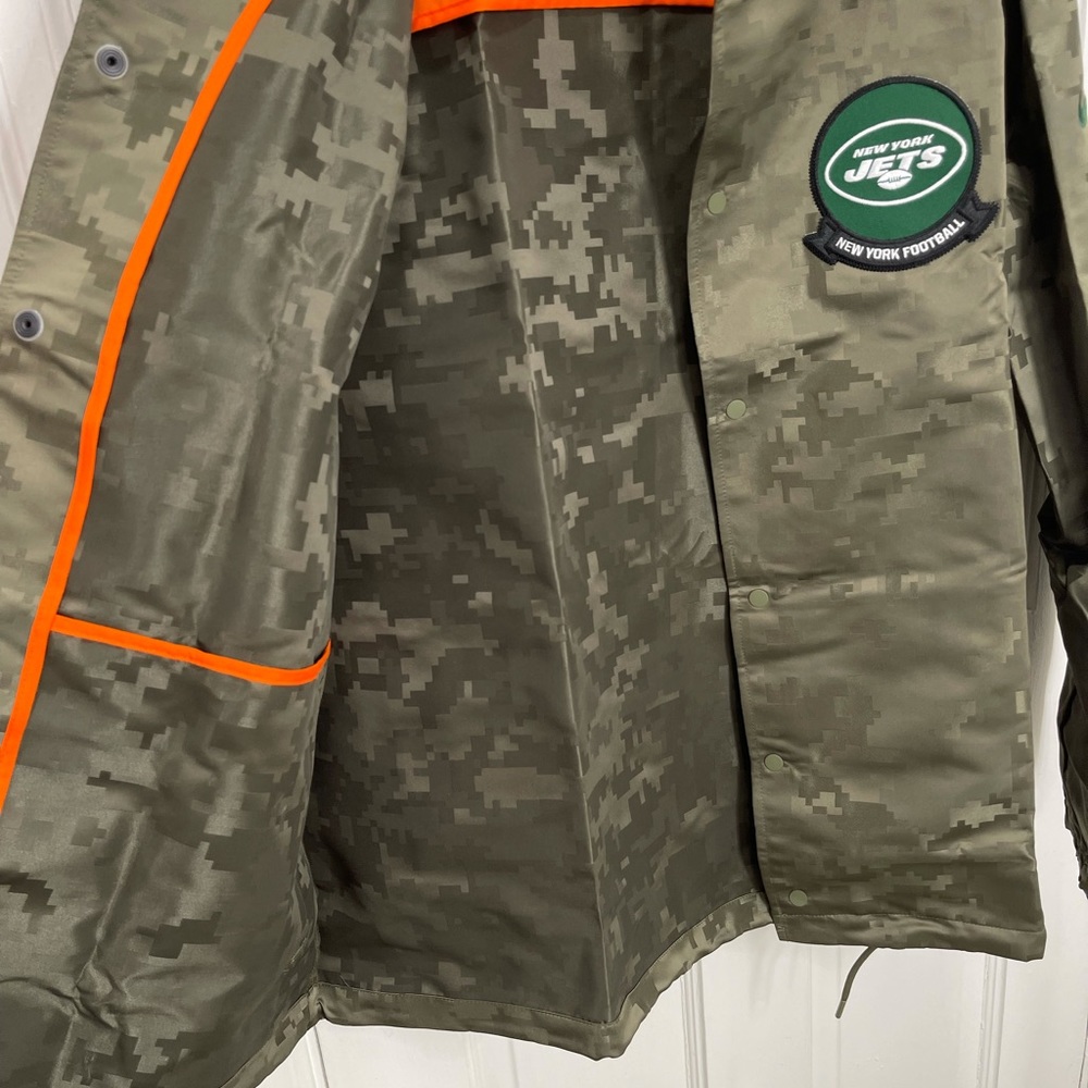Men’s New York Jets Nike Salute To Service Repel Snap Jacket NWT $110 - Picture 6 of 11